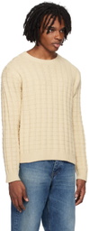 Sunflower Off-White Angle Sweater