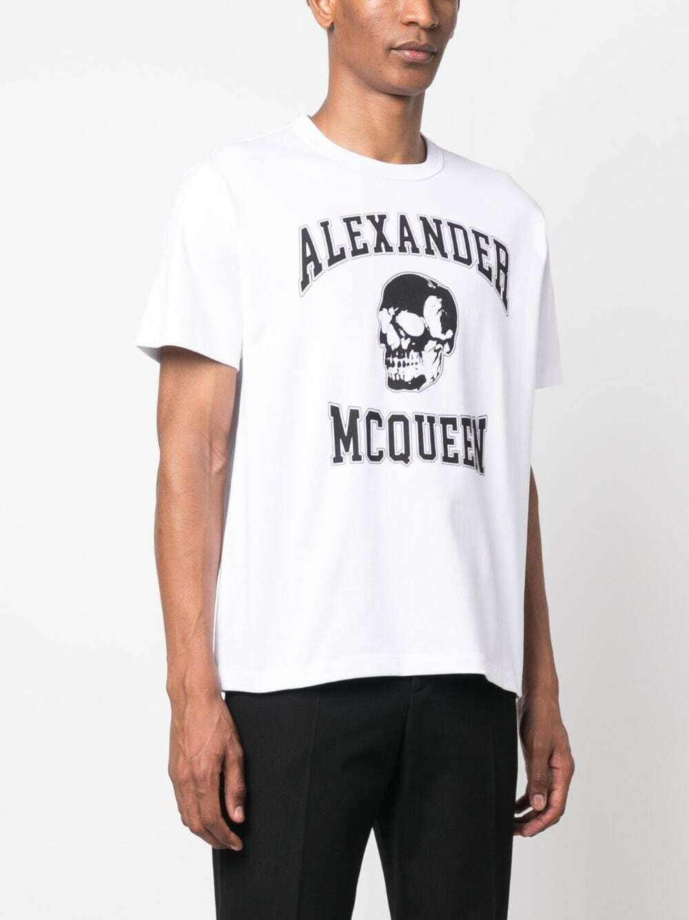 ALEXANDER MCQUEEN LOGO PRINTED BUTTONED SHIRT