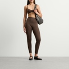 Nike Women's x SKIMS Matte High Waist Corset Legging 26" in Dark Sepia