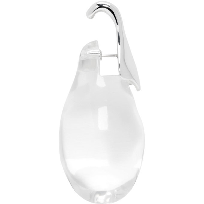 Ambush Silver Oversized Drop Earrings