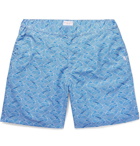 Derek Rose - Mid-Length Printed Swim Shorts - Men - Blue