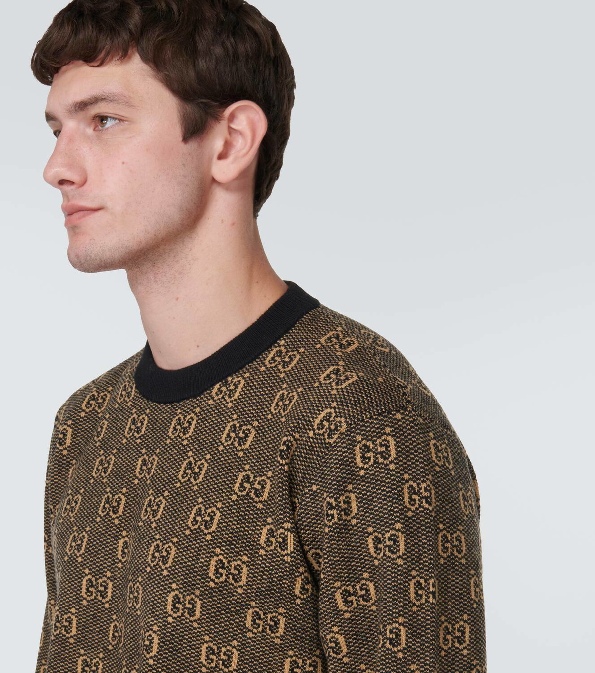 Gucci GG jacquard wool sweater Gucci