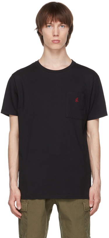 Photo: Gramicci Black One Point Pocket T-Shirt