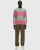 Edmmond Studios Stripes Sweater Grey/Pink - Mens - Pullovers