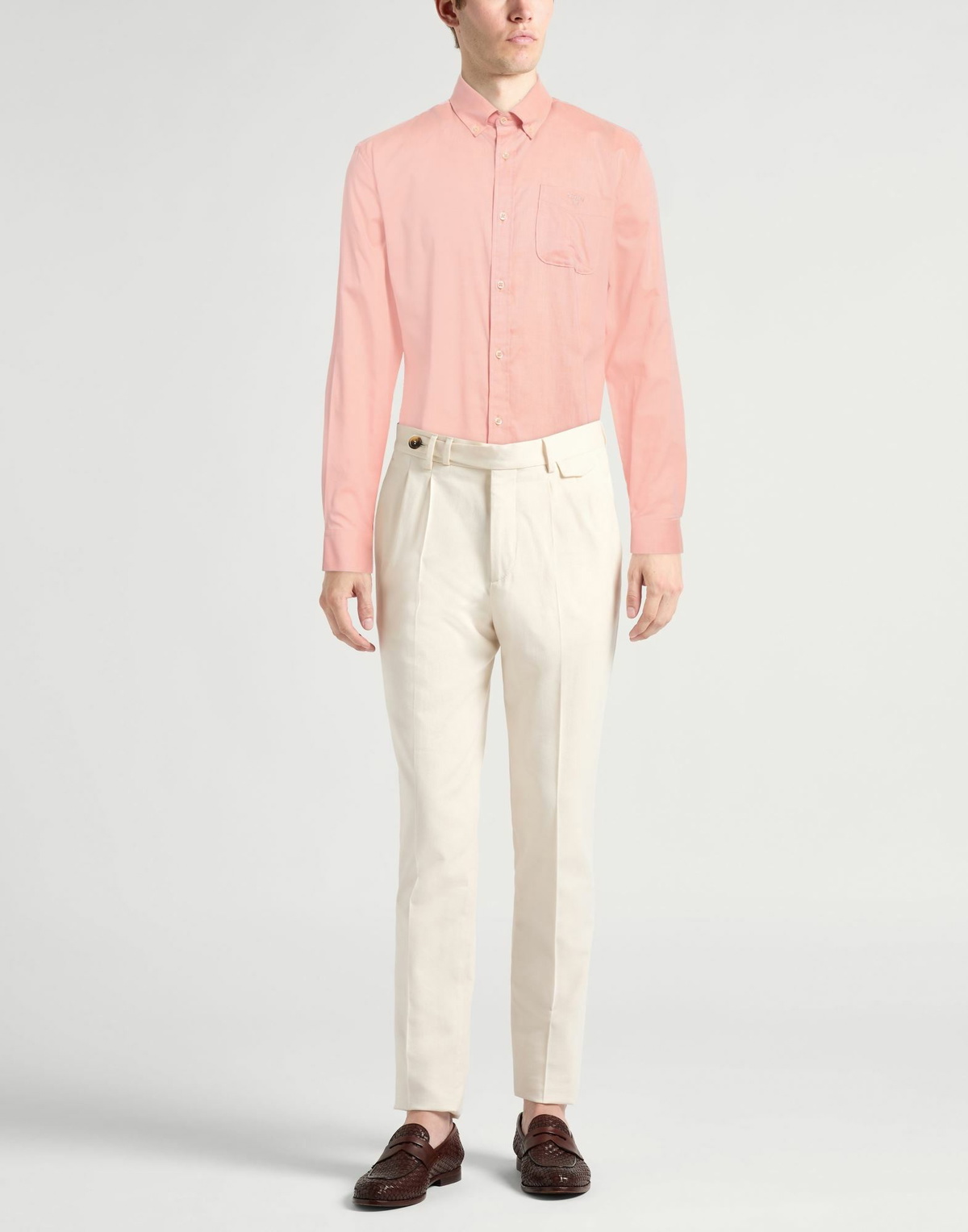 Barbour Mens Shirt Apricot