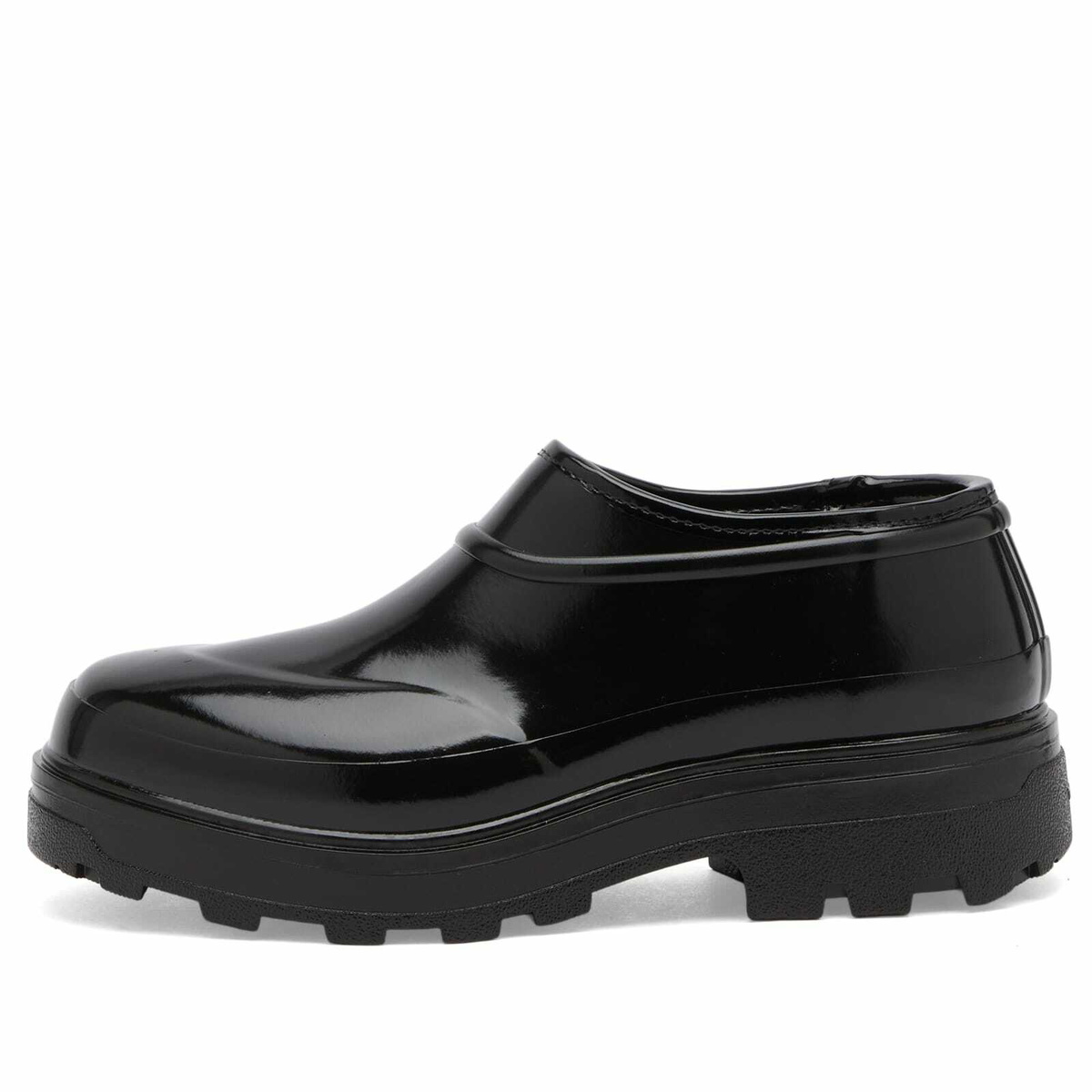 KASSL Editions Women's x Tretorn Beth Shiny Low Boot in Shiny Black