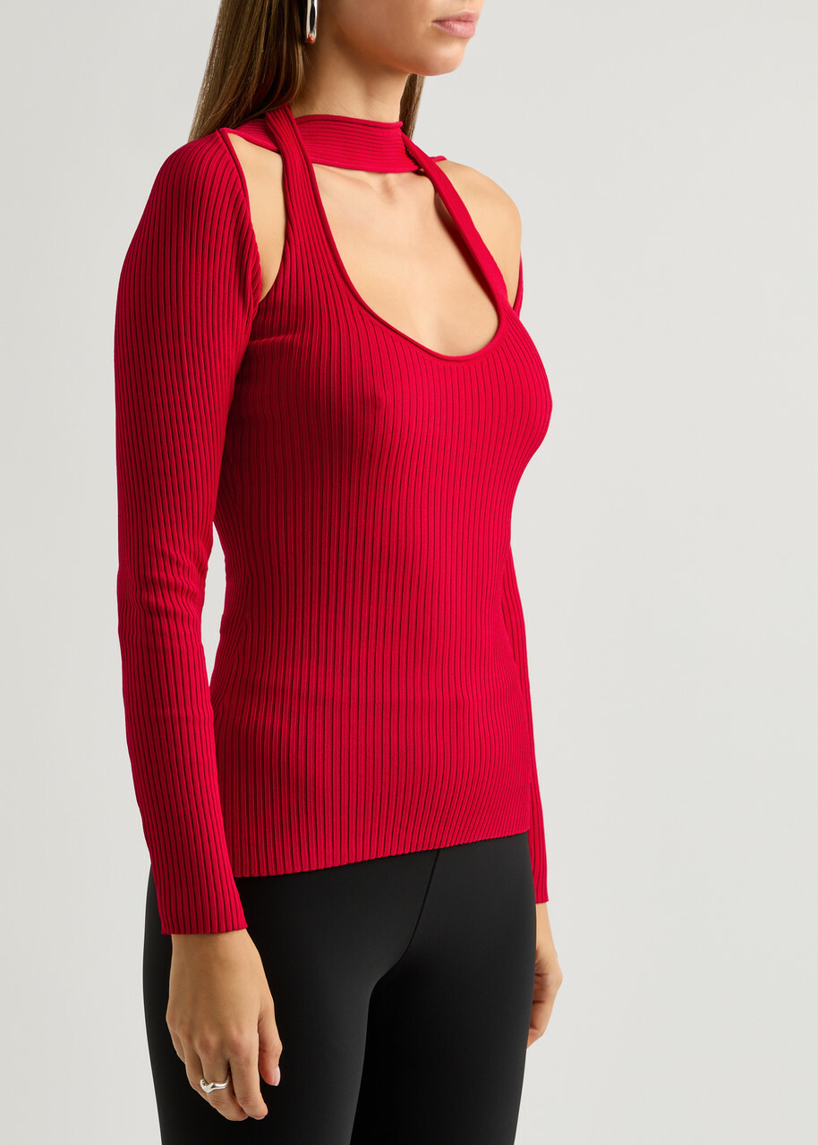 CUT-OUTKNITJUMPER コペルニ　coperni CUT-OUTKNITJUMPER コペルニ coperni CUT-OUT KNIT JUMPER