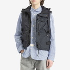 Junya Watanabe MAN Men's x C.P Company Nylon Laminated Smock Vest in Black