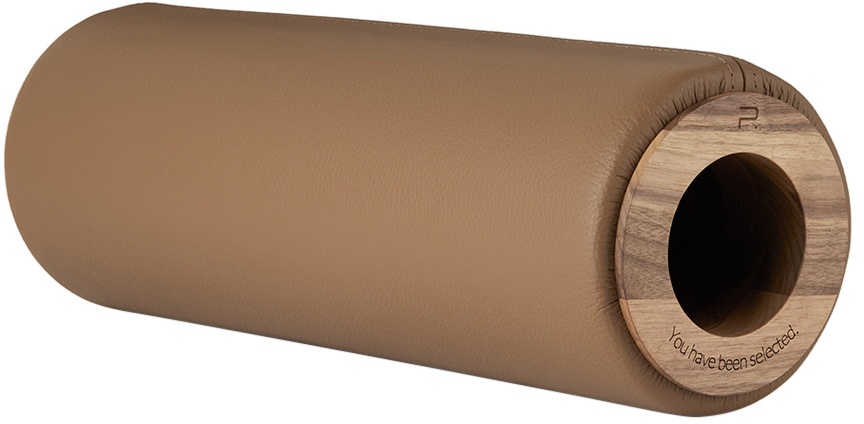 PENT. Walnut & Brown Leather Rola Stretching Roller
