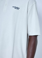 Acne Studios Washed Logo Polo Shirt