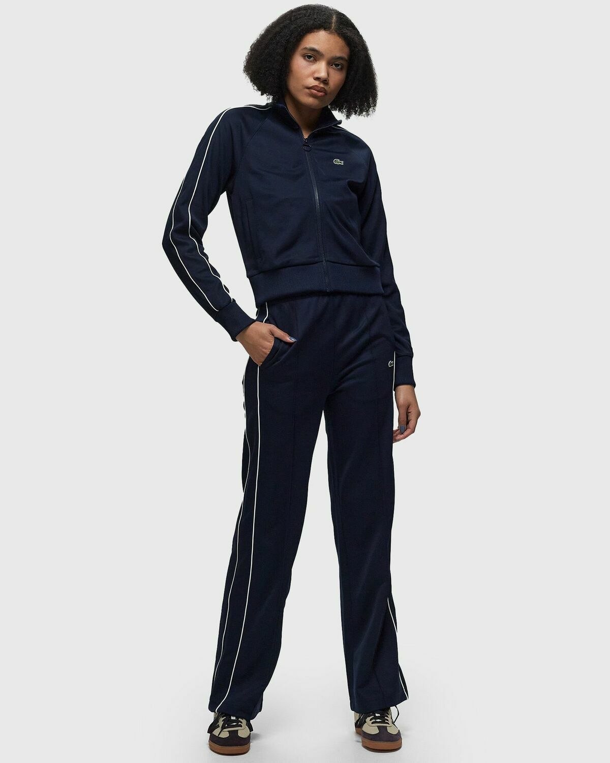 Lacoste Sweatshirts Blue Track Jackets