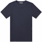 Moncler Men's Taped Seam Logo T-Shirt in Navy