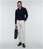 Thom Sweeney - Half-zip wool and cashmere sweater