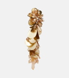 Oscar de la Renta Bouquet embellished drop clip-on earrings