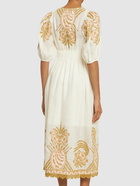 ZIMMERMANN Waverly Linen Embroidered Long Dress