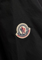 Moncler Contrast-stich Cotton-poplin Shirt Black