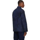 Blue Blue Japan Navy and Black Kagozome Oxford Jacket