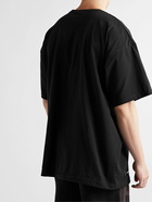 WTAPS - Logo-Print Cotton-Jersey T-Shirt - Black