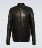 Rick Owens - Leather blouson jacket