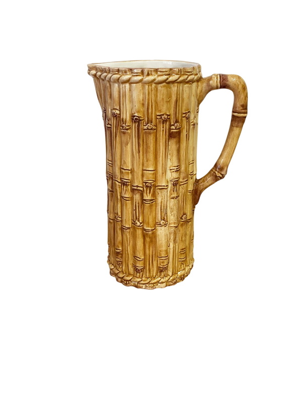 Photo: Les-Ottomans Bamboo Ceramic Jug