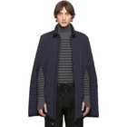 Fumito Ganryu Navy Ventilation Puff Jacket