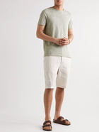 Orlebar Brown - Sammy Garment-Dyed Linen-Jersey T-Shirt - Gray