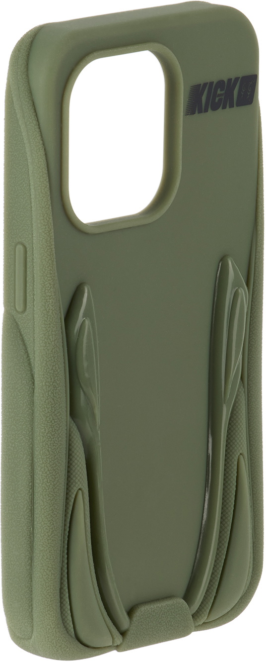 Urban Sophistication Green 'The Kick' iPhone 14 Pro Max Case