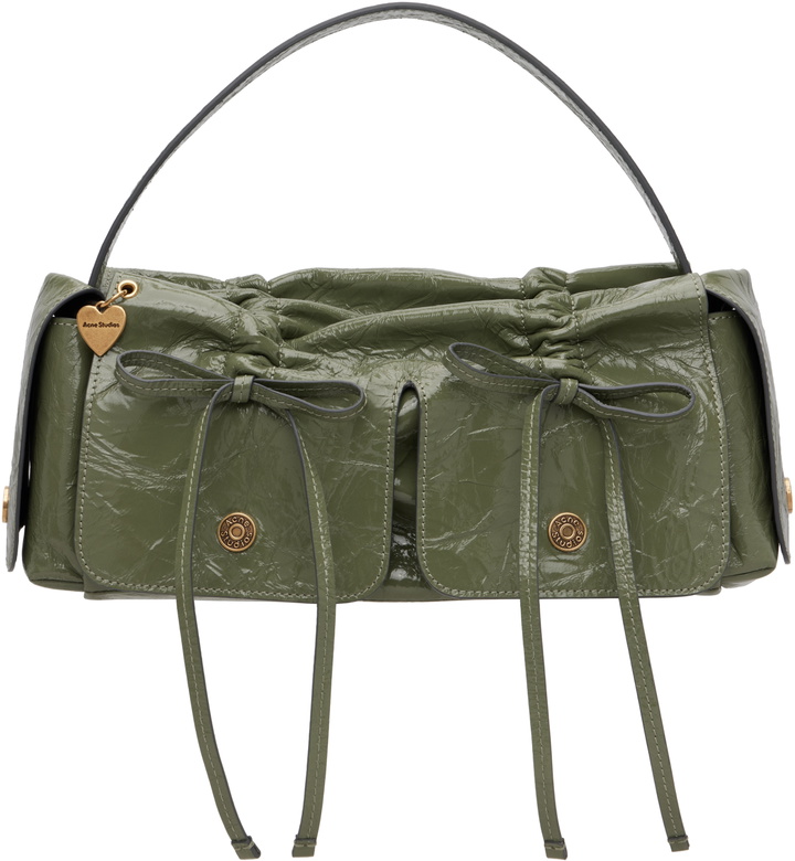 Photo: Acne Studios Khaki Multipocket Shoulder Bag
