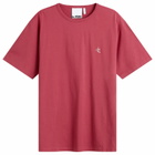 Le Père Men's Kami Logo T-Shirt in Burgundy