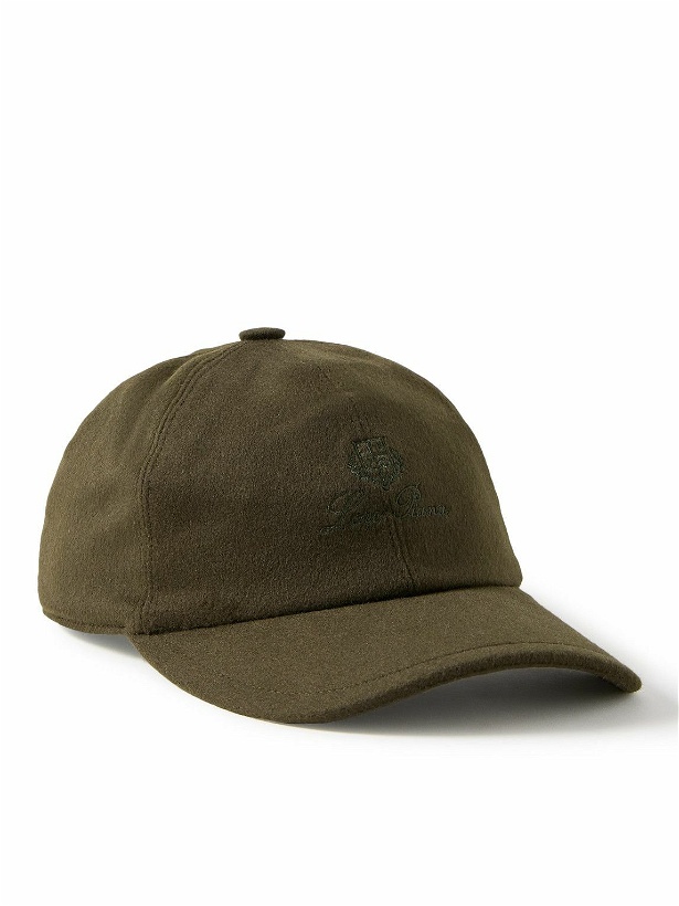 Photo: Loro Piana - Logo-Embroidered Storm System® Cashmere Baseball Cap - Green