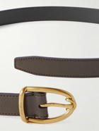TOM FORD - 3cm Full-Grain Leather Belt - Brown