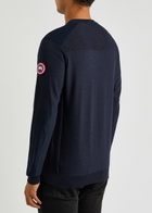 Canada Goose Dartmouth Merino Wool Jumper Navy