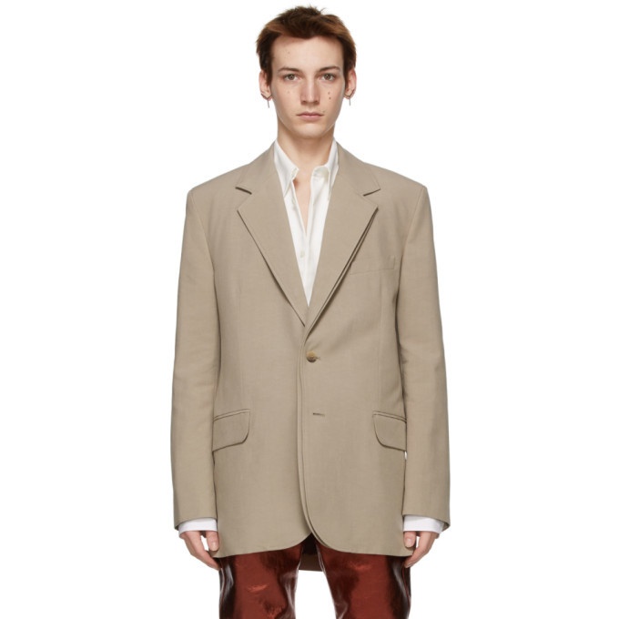 Photo: Y/Project Taupe Contraband Blazer
