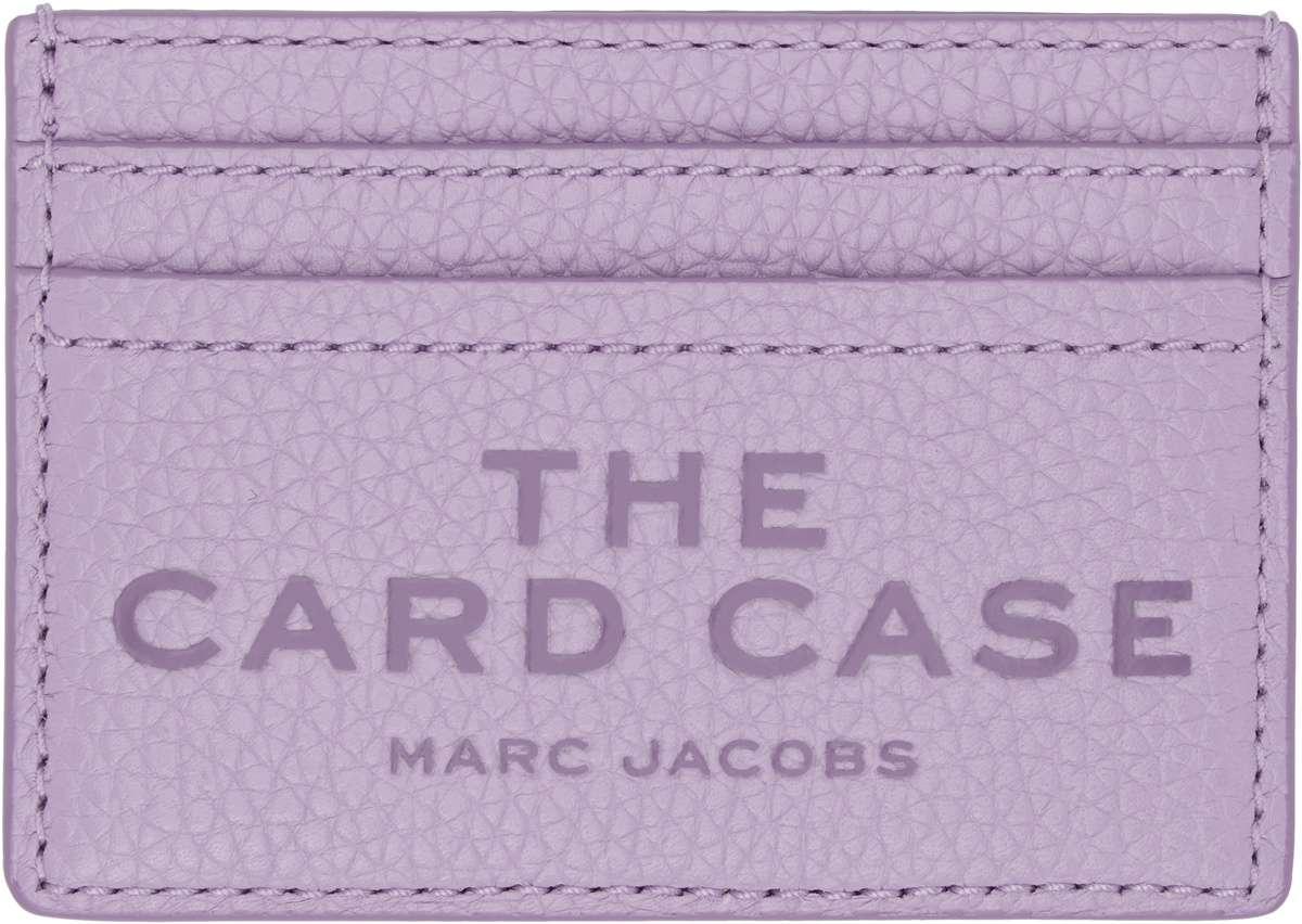 Marc Jacobs Purple 'The Leather Card Case' Card Holder