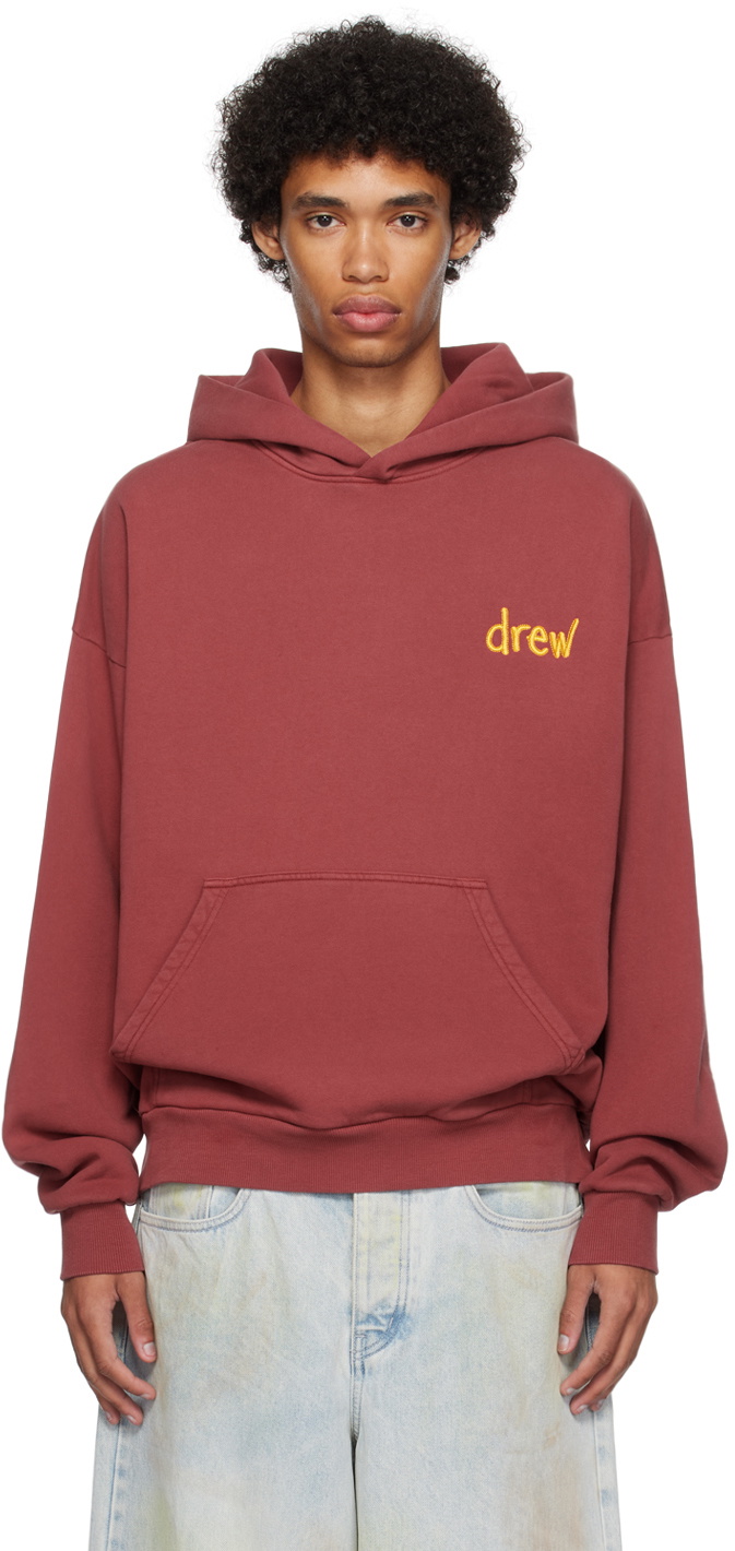 Red discount drew hoodie