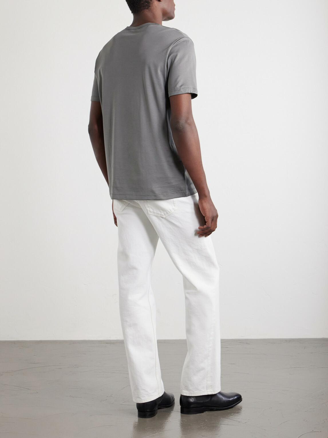 Sunspel - Slim-Fit Cotton-Jersey T-Shirt - Gray