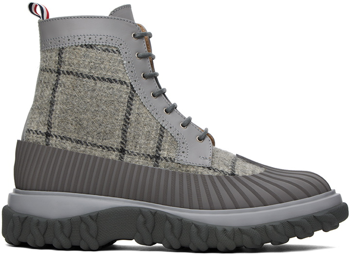 Photo: Thom Browne Gray Longwing Duck Boots