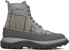 Thom Browne Gray Longwing Duck Boots