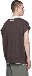 UNIFORME Taupe Cotton Vest