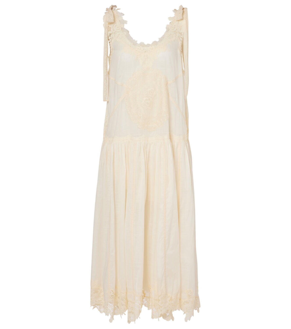 Zimmermann Eden linen and silk midi dress Zimmermann