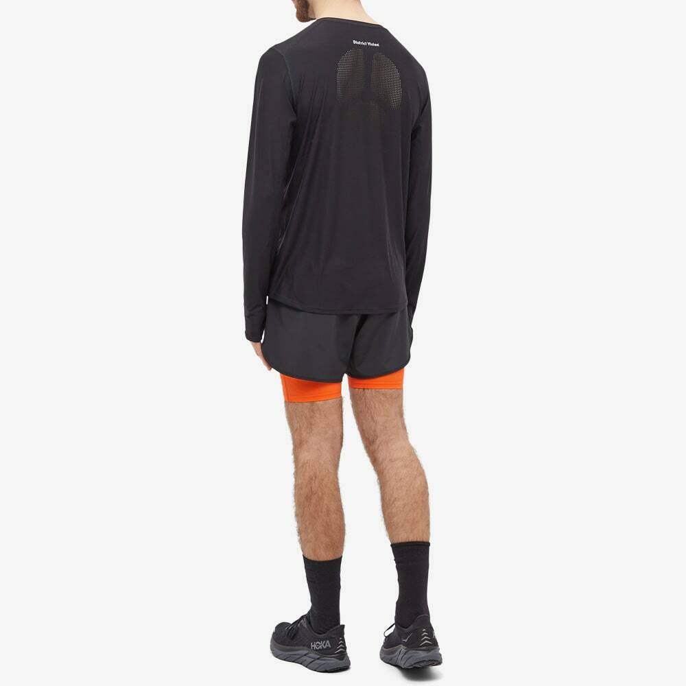 District Vision Men's Long Sleeve Aloe T-Shirt in Black District