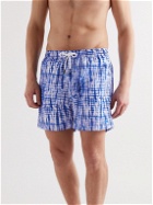 Solid & Striped - The Classic Straight-Leg Mid-Length Printed Swim Shorts - Blue