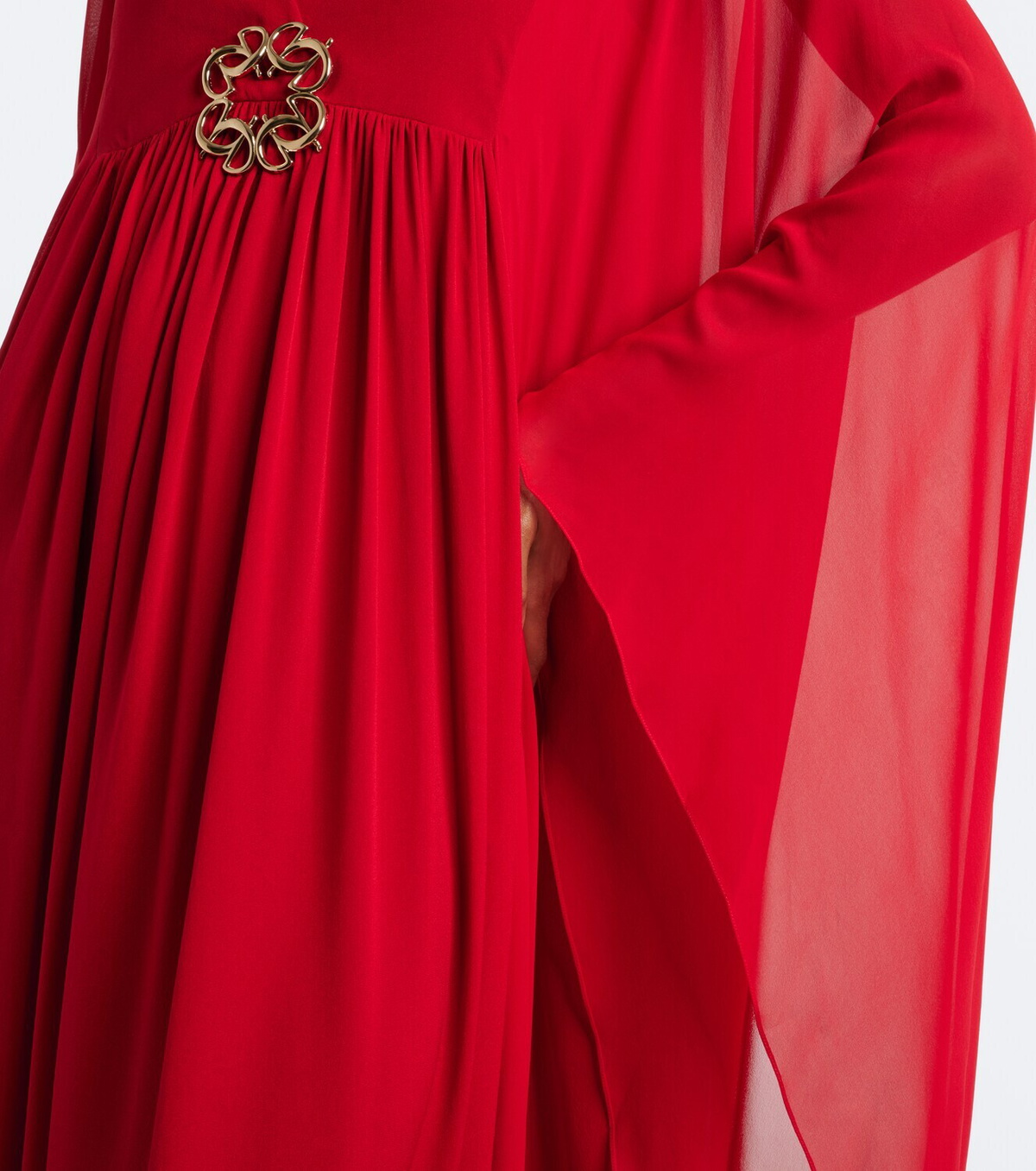 Elie Saab Embellished silk chiffon kaftan