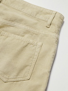 Officine Générale - James Slim-Fit Straight-Leg Cotton-Corduroy Trousers - Neutrals