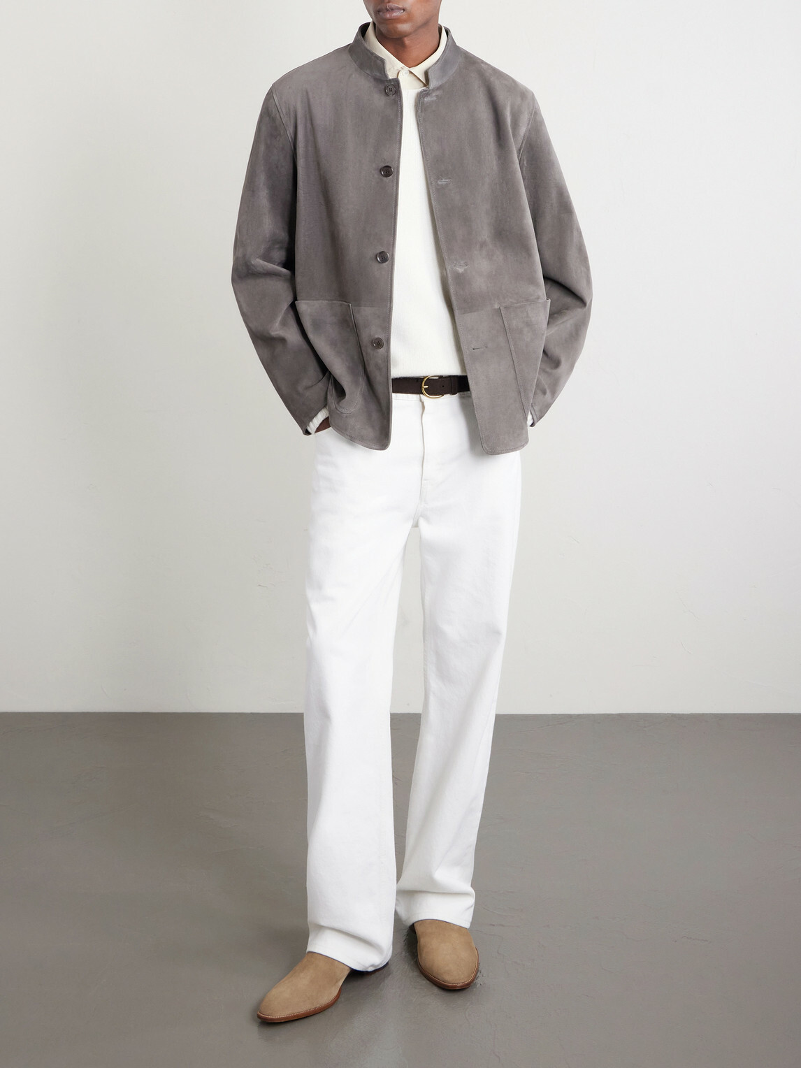 Dunhill - Suede Jacket - Gray
