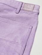 Acne Studios - Rexter Wide-Leg Denim Shorts - Purple