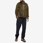 And Wander Men's High Loft Fleece Jacket in Khaki