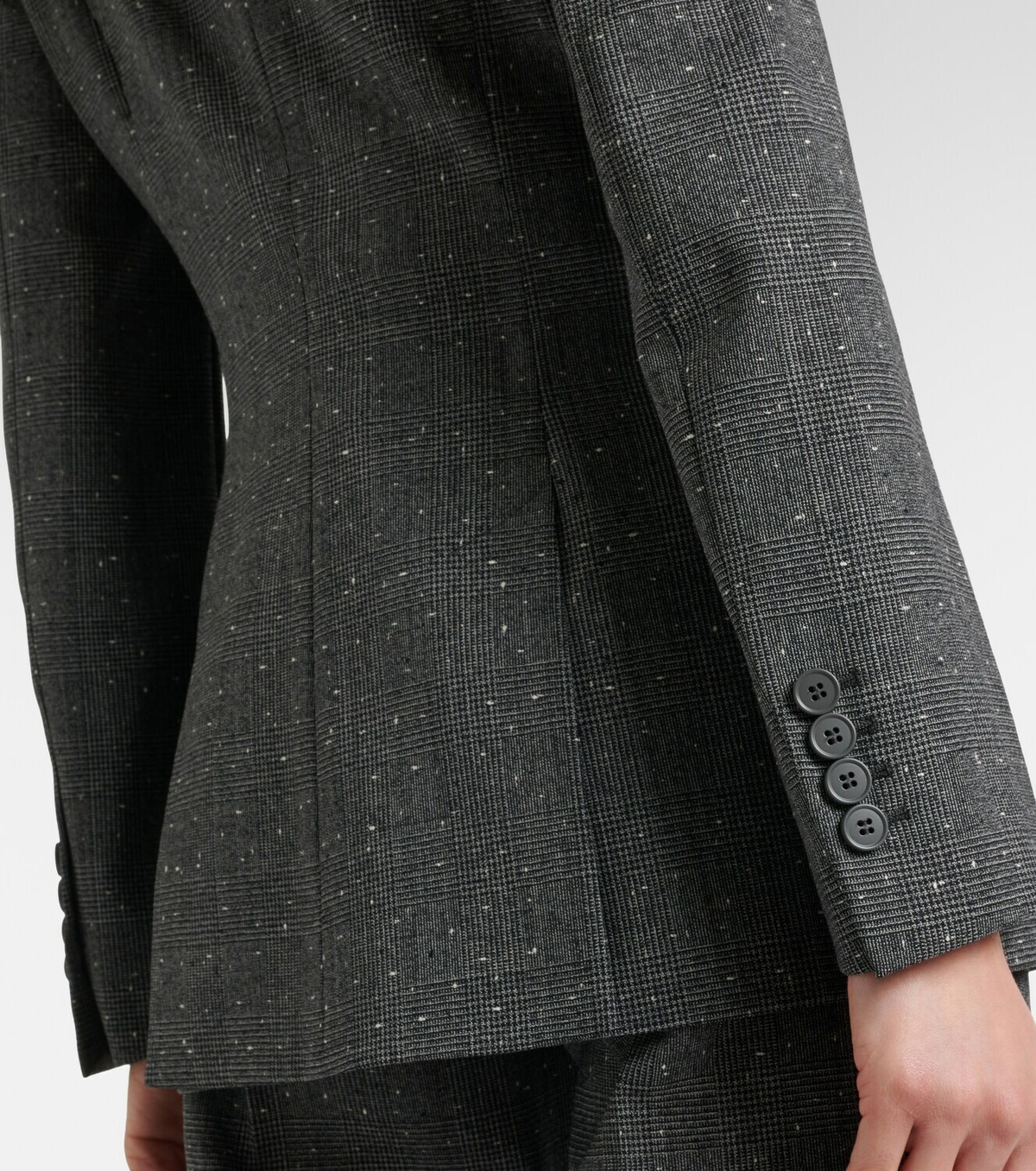 McQueen Prince of Wales check wool blazer