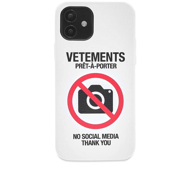 Photo: VETEMENTS AntiSocial Iphone 12 Pro Case
