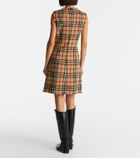 Burberry Burberry Check bouclé minidress